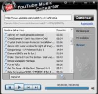 búsqueda de YouTube canciones